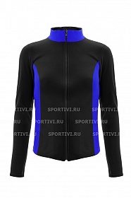 
Куртка для ФК (термобифлекс) черный с синим 
артикул 
7026 (ФККР-01/3)