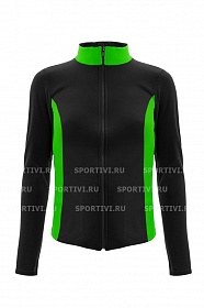 
Куртка для ФК (термобифлекс) черный с зеленым 
артикул 
7026 (ФККР-01/3)