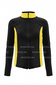 
Куртка для ФК (термобифлекс) черный с желтым 
артикул 
7026 (ФККР-01/3)